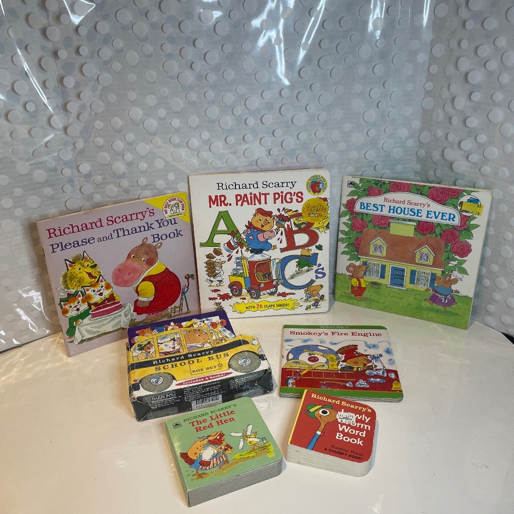 Kids Richard Scarry 🐛🐱🐷Book 📚Bundle
